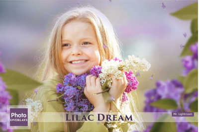 Lilac Photo Overlays