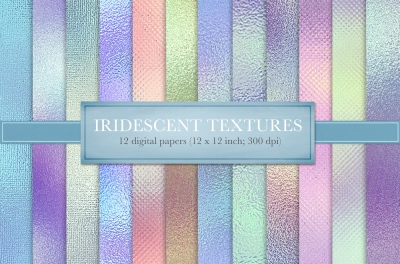 Iridescent foil textures 