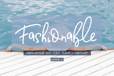 Fashionable Duo Font. Vers.#2 