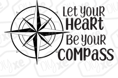 Download Let Your Heart Be You Compass Free Svg Format Vs Svgz