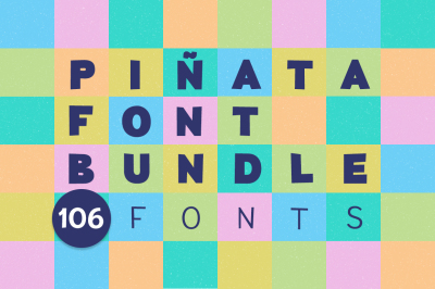 Piñata Font Bundle | 106 fonts