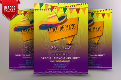 Cinco De Mayo Flyer Template