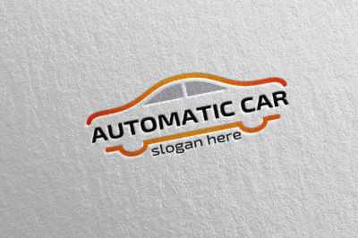 Auto Car Logo for Sport Cars, Rent, wash or Mechanic