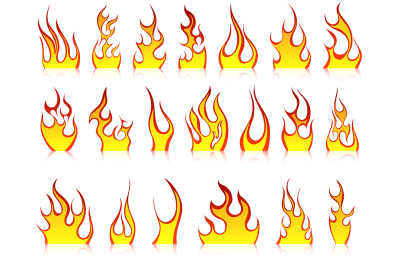 fire icon set