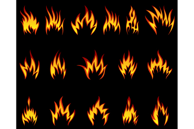 fire icon set