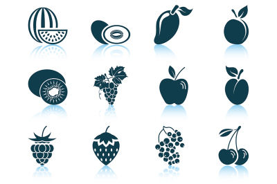 Set of fruit icon