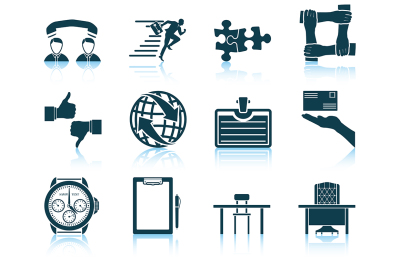 Set of business icon