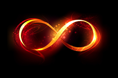 Fire Symbol of Infinity