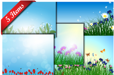 Meadow color background