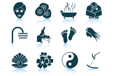 Set of spa icons