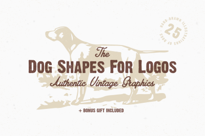 The Dog Shapes For Logos Pack