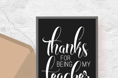 Thanks for being my teacher Printable