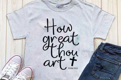 How great thou art Printable