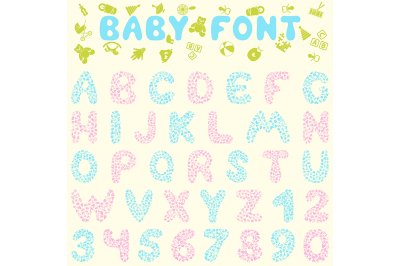 Baby font design