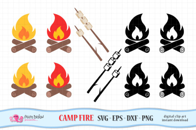 Fire Camp SVG