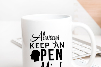 Always keep an open mind printable