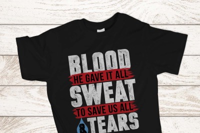 Blood Sweet & Tears Printable