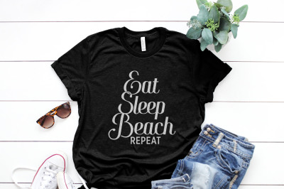 Eat Sleep Beach Printable