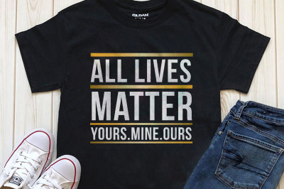 All lives matter Printable