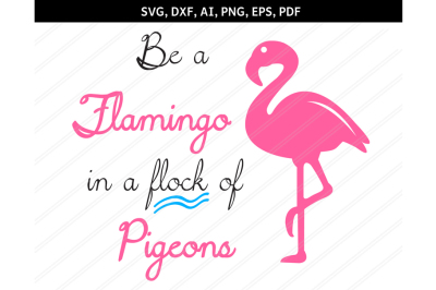 Flamingo SVG, Flamingo Clipart,Flamingo dxf,eps,pdf,ai