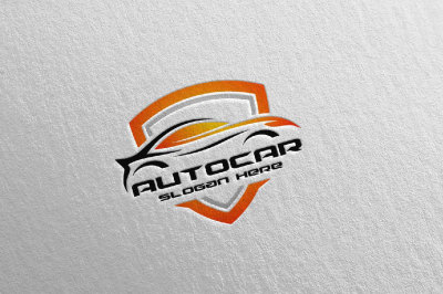 Auto Car Logo for Sport Cars, Rent, wash or Mechanic