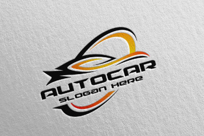 Auto Car Logo for Sport Cars, Rent, wash  or Mechanic 3