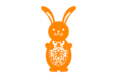 Happy Easter Laser cutting template for greeting cards