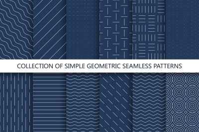 Minimal geometric seamless patterns.