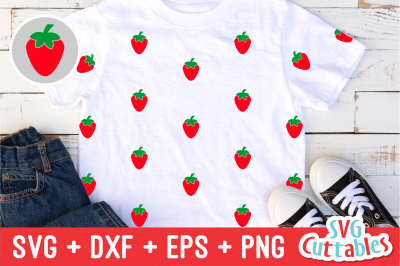 Strawberry SVG&2C; Cut File