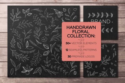 Hand Drawn Floral Collection