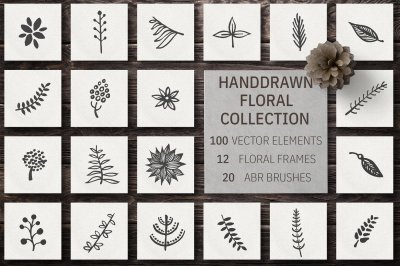 Hand Drawn Floral Collection Vol.2