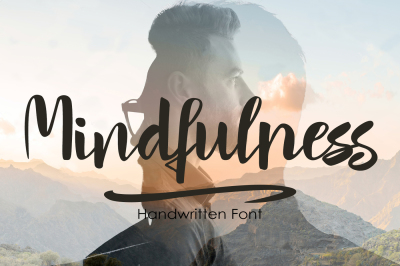 Mindfulness - handwritten font
