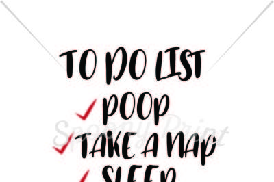 Poop Take a nap Sleep Printable