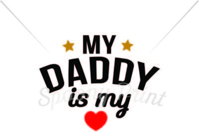 My daddy is my hero Printable