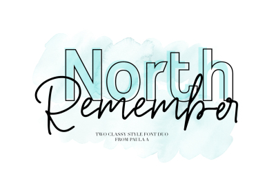 North Remember Font Duo