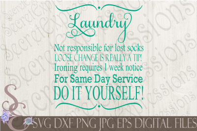 Laundry Do it Yourself SVG