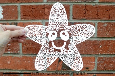 400 3459215 a9f08b9e3889d583a1f925f87eaaec007e958f90 starfish paper cut svg dxf eps files