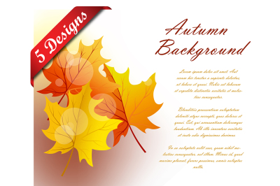 5 Autumn  Frames