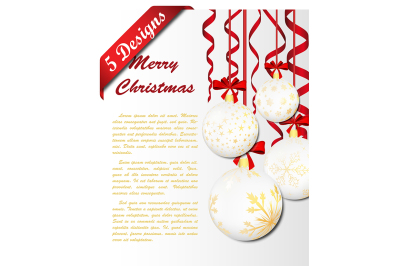 5 Christmas Greeting Cards