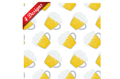 4 Seamless Oktoberfest Patterns