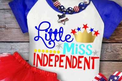 SVG, Dxf, Eps & Png Cutting Files Little Miss Independent