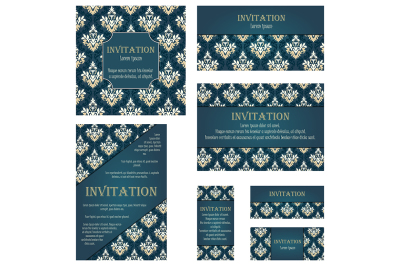 Set of Invitation Cards