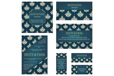 Set of Invitation Cards