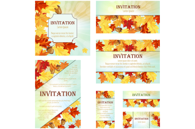 Set of Invitation Cards