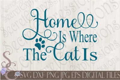 Home is Where The Cat Is SVG