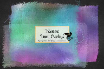 Iridescent Linen Overlays