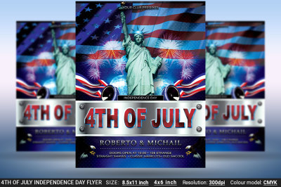 4th Of July Independence Day Flyer Poster