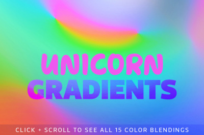 Unicorn Gradient Backgrounds