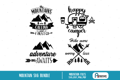 mountain svg, mountain svg file, happy camper svg,adventure awaits svg