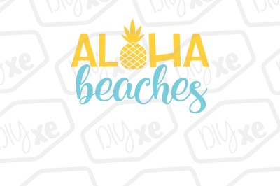 Alocha Beaches - SVG/DXF/PNG/EPS